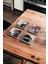 Japon Doğası ve Kiraz Çiçeği Stone Coasters Doğal Taş Traverten Bardak Altlığı 4 Lü Set 1