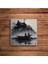 Japon Doğası ve Kiraz Çiçeği Stone Coasters Doğal Taş Traverten Bardak Altlığı 4 Lü Set 2