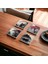 Japon Doğası ve Kiraz Çiçeği Stone Coasters Doğal Taş Traverten Bardak Altlığı 4 Lü Set 3