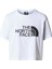 W S/s Cropped Easy Tee Kadın Beyaz Tshirt NF0A87NAFN41 1