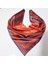 Hediyelik Kırmızı Fular Bandana Yeni Yıl Geometrik Yantra Desenli 5