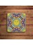 Italyan Tile Desenli Doğal Taş Traverten Bardak Altlığı 4 Lü Set 2