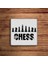 Satranç Desenli, Chess Pattern Doğal Taş Traverten Bardak Altlığı 4 Lü Set 2
