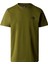 M S/s Sımple Dome Tee Erkek Yeşil Tshirt NF0A87NGPIB1 1