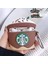 2'li Set - Pro Uyumlu Kahverengi Starbucks ve Kurabiye ve Ayıcık Figürlü Kulaklık Kılıfı Seti 2