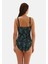 Hızlı Kuruma Etkili Toparlayıcı Tankini Desenli 2440ESTK 2