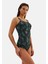 Hızlı Kuruma Etkili Toparlayıcı Tankini Desenli 2440ESTK 3