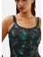 Hızlı Kuruma Etkili Toparlayıcı Tankini Desenli 2440ESTK 4