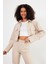 Kadın Grace Stone Renkli Denim Crop Ceket 2