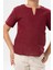 Kısa Kol Şile Bezi Bisiklet Yaka Yazlık Erkek Çocuk Tshirt Koyu Bordo 3068 3