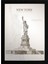 Statue Of Liberty, New York Poster Tablo 30 x 42 cm - Siyah Çerçeveli 1