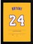 Kobe Bryant Jersey 24 21 x 30 cm - Beyaz Çerçeveli 1