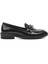 418066 Siyah Taşlı Kadın Loafer Ayakkabı 1