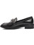 418066 Siyah Taşlı Kadın Loafer Ayakkabı 2