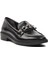 418066 Siyah Taşlı Kadın Loafer Ayakkabı 3