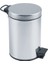 Pedallı 3lt Krom Metal Çöp Kovası (K246) 1