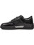 152-19503 Siyah Deri Kadın Sneaker 2