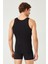 Erkek Pamuklu Süprem Penye Slim Fit Likralı Atlet 6'lı - 1002 3