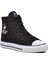 PO-30085 Siyah-Beyaz Unisex Hi Sneaker 3