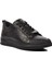 10206 Siyah Deri Erkek Sneaker 3