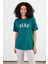 Kadın Vena Jeans Orman Baskılı Bisiklet Yaka Regular Fit T-Shirt 1