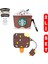2'li Set - 3.nesil Uyumlu Kahverengi Starbucks ve Kahvrengi Dondurma Figürlü Kulaklık Kılıfı Seti 1