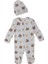 Unisex Bebek Winie The Pooh Baskılı Şapkalı Çıtçıtlı Patikli Tulum 1
