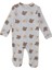 Unisex Bebek Winie The Pooh Baskılı Şapkalı Çıtçıtlı Patikli Tulum 2