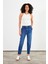 Kadın Norah Dark Blue Beli Lastikli Jean Pantolon (Lyocell) 1