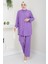 Bürümcük Gömlekli Takım Lila HM2394 1