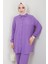 Bürümcük Gömlekli Takım Lila HM2394 3