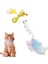 Kedi Teaser Oyuncak Interaktif Geri Çekilebilir Egzersiz Yakalayıcı Oynarken Tüy Solucanını Kovalıyor (Yurt Dışından) 4