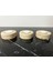 Beyaz Doğal Traverten Mumluk, Mermer Mumluk, Mermer Tealight Mumluk 3 Adet, Yuvarlak Mermer Mumluk 5