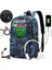 882-GXBU-H4 Banban Of Komik Oyun Garten 2 USB Şarj Anti Hırsızlık Sırt Çantaları Erkekler Açık Spor Seyahat Okul Çantaları Büyük Kapasiteli Iş Çantası (Yurt Dışından) 5