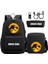 Resim Rengi 48CMX30CMX18CM 3 Adet/takım Jurassic World Park USB Anti-Hırsızlık Kilidi Erkek Kız Çocuklar Okul Kitap Çantası Seyahat Sırt Çantası Omuz Çantası Kalem Çantası Erkek Kadın (Yurt Dışından) 1