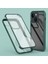 iPhone 15 Plus Çift Taraflı Kasa Temperli Cam + Silikon Çerçeve Telefon Kılıfı (Yurt Dışından) 1