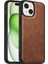 iPhone 15 Plus Pu Deri+Tpu+Pc Retro Telefon Kılıfı (Yurt Dışından) 1
