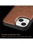 iPhone 15 Plus Pu Deri+Tpu+Pc Retro Telefon Kılıfı (Yurt Dışından) 5