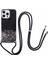iPhone 14 Pro Max Cep Epoxy Tpu Lanyard Parıltı Telefon Kılıfı (Yurt Dışından) 1