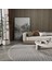 Newyork 3107 Gri Yumuşak Tuşe Halı Kilim Salon Koridor Kesme Yolluk Yuvarlak Dokuma Makine Halısı 1