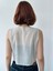 Crop Basic Atlet Bluz Kadın Ekru 3
