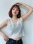 Crop Basic Atlet Bluz Kadın Ekru 5