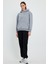 Gri Hoodie, Oversize Hoodie, Kadın Hoodie, Kanguru Cepli Kapüşonlu 1