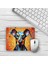 Buzlu Görüntü Figürlü Köpek Tasarımlı Baskılı Kaydırmaz Taban 18X22 cm Mouse Pad 1