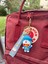 Sevimli Doraemon Kawaii 3D Silikon Anahtarlık Çanta ve Cüzdan Aksesuarı 1