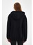 Siyah Hoodie, Oversize Hoodie, Kadın Hoodie, Kanguru Cepli Hoodie, Lastikli Hoodie 5