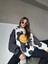 YS Innovation Smiley Face Kapüşonlu Sweatshirt - Siyah 2