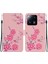Xiaomi 13 Pro Cüzdan Kart Yuvaları Için Kılıf Pu Deri Kelebek Çiçek (Yurt Dışından) 1