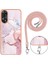 Oppo Oppo 8t 4g Tampon Mermer Crossbody Kordon Askısı Için Kılıf Yumuşak (Yurt Dışından) 5