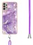 Samsung Galaxy A33 5g Tampon Mermer Crossbody Kordon Askısı Yumuşak (Yurt Dışından) 4